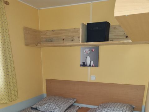 Mobilhome 1/6 personnes - 58 Résidence - Châtaigne 32m2 - 3 chambres - Lave-vaisselle +Télévision - Clim réversible