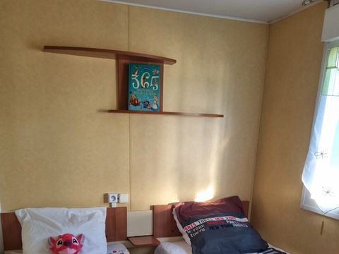 Mobilhome 1/6 personnes - 63 Résid de la - FORÊT Terrasse couverte - Lave vaisselle - Climatisation - Télévision