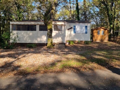 MOBILHOME 6 personnes -  63 Résid de la FORÊT Terrasse couverte, lave vaisselle + climatisation + Télévision 1/6 pers