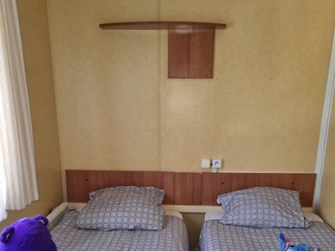 Mobilhome 1/6 personnes - 63 Résid de la - FORÊT Terrasse couverte - Lave vaisselle - Climatisation - Télévision