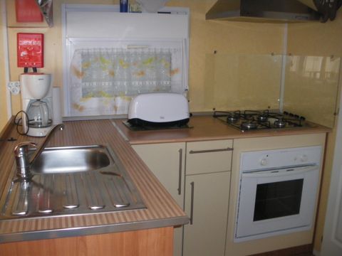 MOBILHOME 6 personnes - Résidence de la FORÊT  lave vaisselle + clim + Télé+ Terrasse couverte