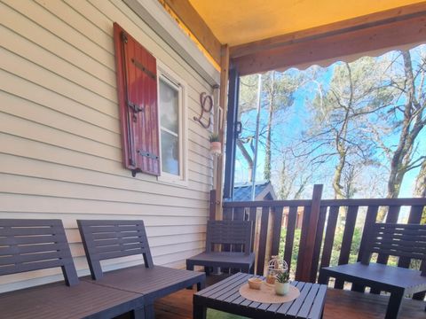 MOBILHOME 4 personnes - 62 Résidence la cordylineTerrasse Couverte, Climatisation + lave vaisselle 1/4 pers