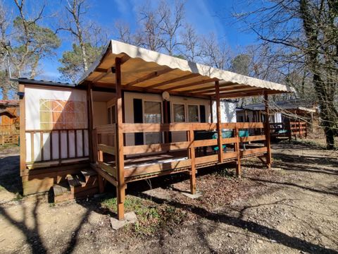 MOBILHOME 4 personnes - 17 Résidence Le mille-feuilles + Terrasse couverte +Télévision 1/4 pers
