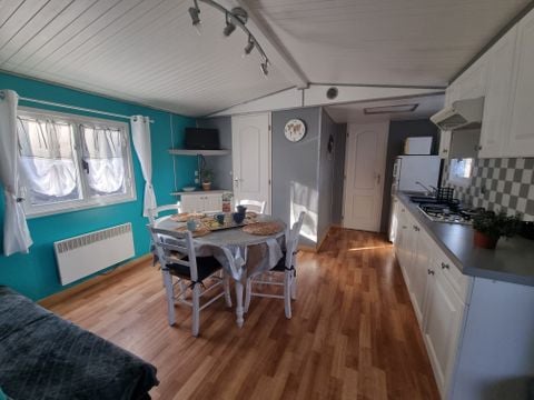 MOBILHOME 4 personnes - 55 Résidence L'eucalyptus 32m2 Terrasse Couverte, Télévision 1/4 pers