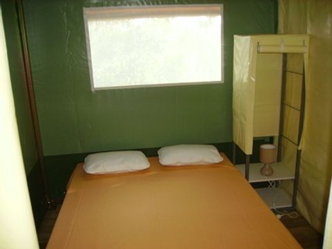 TENTE TOILE ET BOIS 5 personnes - Tente Lodge Meublée 2 chambres 5 P