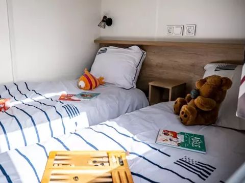 Mobilhome 6 personnes - Cottage CONFORT – 3 chambres / 2 salles de bains, 6 personnes