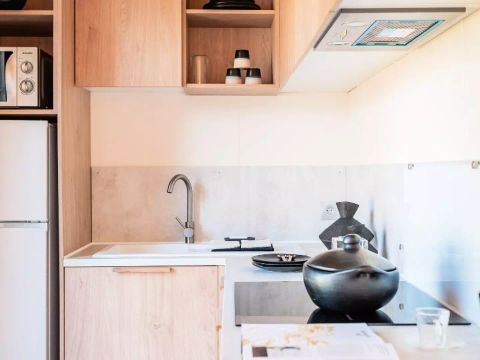 LODGE 4 personnes - Lodge O Côté Cuisine - 3 Pièces pour 4 Personnes + TV