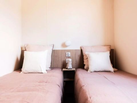Mobilhome 6 personnes - Lodge Ô CONFORT – 3 chambres / 2 salles de bains, 6 personnes