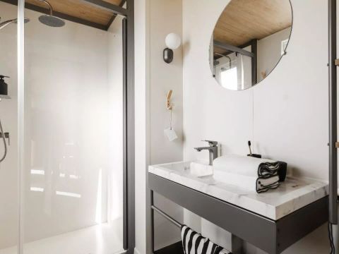 Mobilhome 6 personnes - Lodge Ô CONFORT – 3 chambres / 2 salles de bains, 6 personnes