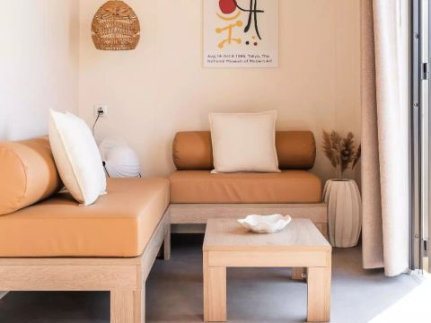 MOBILHOME 4 personnes - Lodge O Côté Salon - 3 Pièces pour 4 Personnes + TV