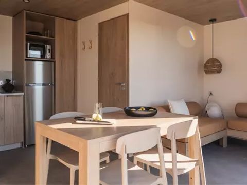 MOBILHOME 4 personnes - Lodge O Côté Salon - 3 Pièces pour 4 Personnes + TV