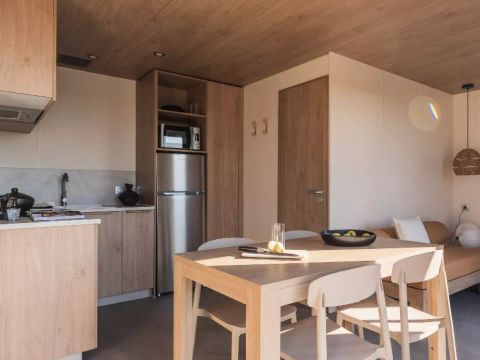 MOBILHOME 4 personnes - Lodge O Côté Salon - 3 Pièces pour 4 Personnes + TV
