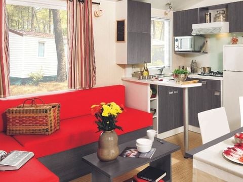 MOBILHOME 6 personnes - Cottage Opale 6 p 3 Ch 1 Sdb **
