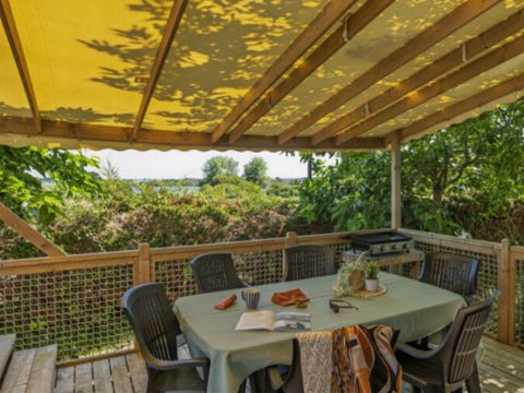 MOBILHOME 6 personnes - Cottage Diamant 6 p 3 Ch 2 Sdb avec spa Premium