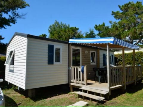 MOBILHOME 6 personnes - Mobil Home Aqua 3ch 6pers Terrasse Semi-Couverte TV
