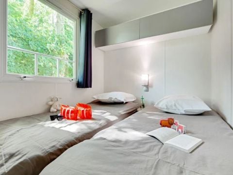 MOBILHOME 6 personnes - Mobil Home Aqua 3ch 6pers Terrasse Semi-Couverte TV