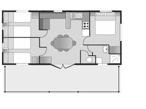 Mobilhome 6 personnes - Grand Charme