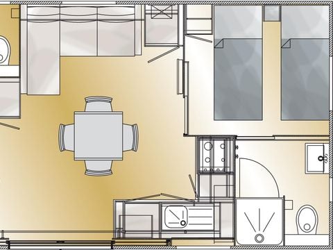MOBILHOME 4 personnes - Taos Sérénité