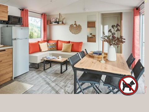 MOBILHOME 4 personnes -  Confort Plus 2 CH - Terrasse semi couverte 