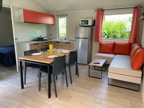 MOBILHOME 4 personnes -  Confort Plus 2 CH - Terrasse semi couverte 