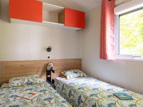 MOBILHOME 6 personnes - COTTAGE PRIVILEGE 3 CH- Terrasse semi couverte (photos non contractuelles)