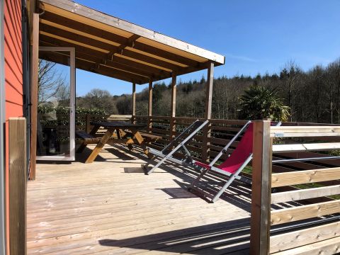 MOBILHOME 4 personnes - COTTAGE PREMIUM  2 ch -2 SDB - borne de recharge électrique 4 personnes