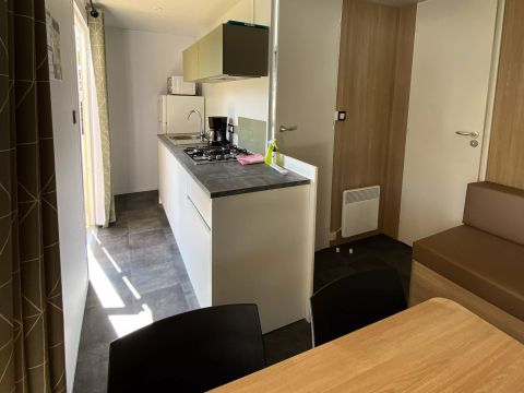 MOBILHOME 6 personnes - Confort Plus - 3 ch - grande terrasse semi-couverte 6 personnes