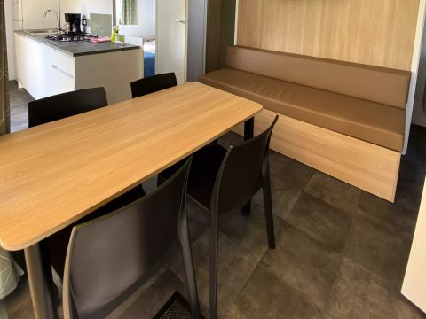 MOBILHOME 6 personnes - Confort Plus - 3 ch - grande terrasse semi-couverte 6 personnes