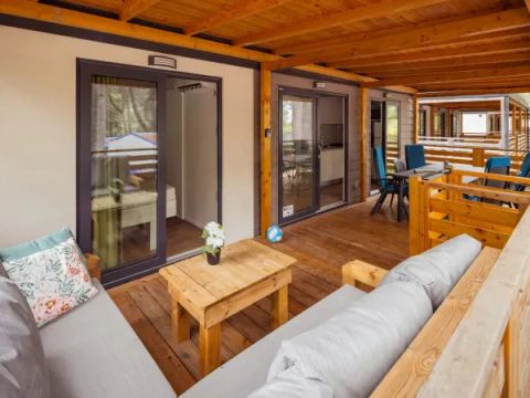 MOBILHOME 6 personnes - Premium 2 chambres 2 salles de bain Lounge Premium zone