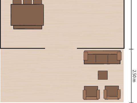 TENTE TOILE ET BOIS 5 personnes - Lanterna - Tente safari de luxe (6P)