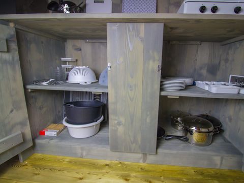 Tente en toile et en bois 5 personnes - Lanterna - Tente safari de luxe (6P)