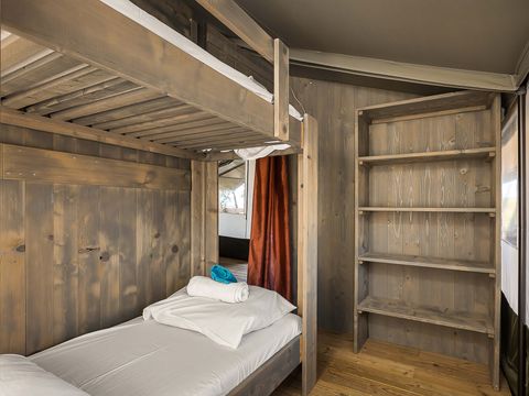 Tente en toile et en bois 5 personnes - Lanterna - Tente safari de luxe (6P)