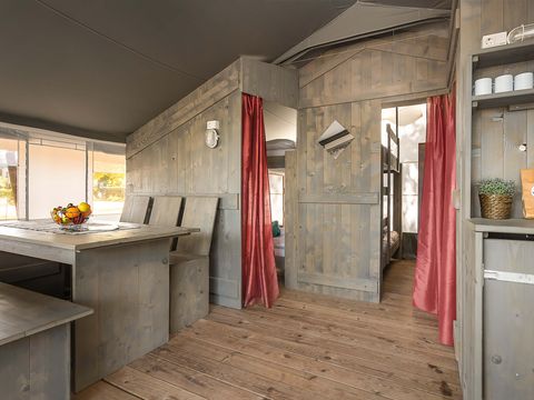 Tente en toile et en bois 5 personnes - Lanterna - Tente safari de luxe (6P)
