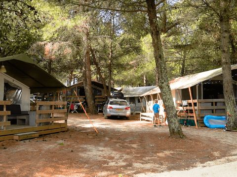 Tente en toile et en bois 5 personnes - Lanterna - Tente safari de luxe (6P)