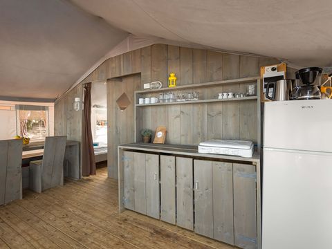 Tente en toile et en bois 5 personnes - Lanterna - Tente Safari de luxe (5P)