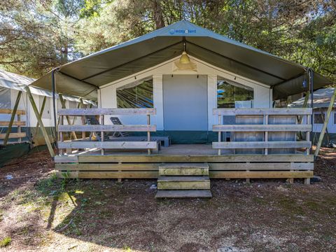 Tente en toile et en bois 5 personnes - Lanterna - Tente Safari de luxe (5P)