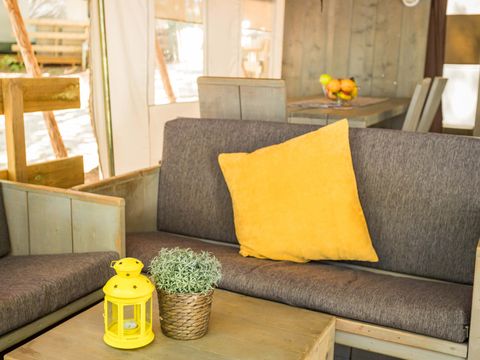 Tente en toile et en bois 5 personnes - Lanterna - Tente Safari de luxe (5P)
