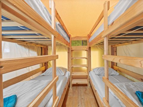 Tente en toile et en bois 5 personnes - Lanterna - Tente Safari Relax