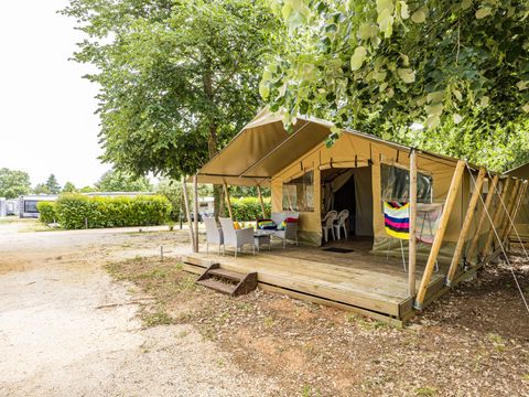 TENTE TOILE ET BOIS 5 personnes - Lanterna - Tente safari Harmony