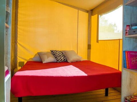 TENTE 5 personnes - Tente Eco Lodge | 2 Ch. | 4/5 Pers. | Terrasse simple | Sans Salle de Bain