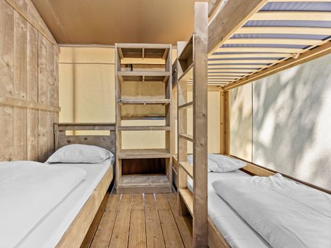 Tente en toile et en bois 5 personnes - Safari tent Lodge