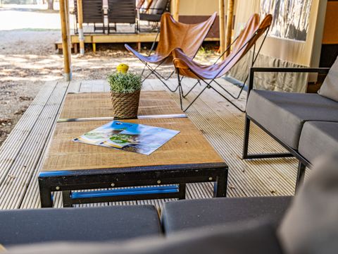 Tente en toile et en bois 5 personnes - Safari tent Lodge
