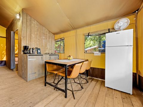 Tente en toile et en bois 5 personnes - Safari tent Lodge
