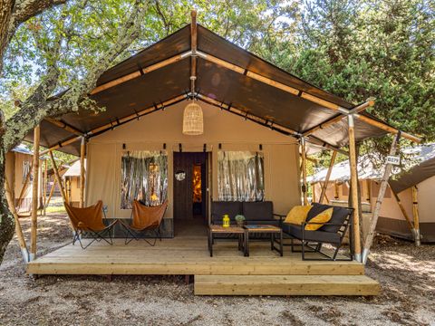 TENTE TOILE ET BOIS 6 personnes - Safari tent Lodge
