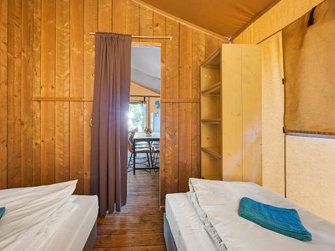 Tente en toile et en bois 5 personnes - Safari tent Lodge