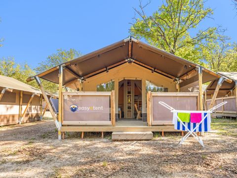 Tente en toile et en bois 5 personnes - Safari tent Lodge