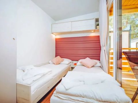 MOBILHOME 6 personnes - Mobile home 6 personnes - Comfort Plus 3 chambres et 2 salles de bain Salon