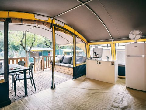 Tente en toile et en bois 6 personnes - Lodgetent Holiday