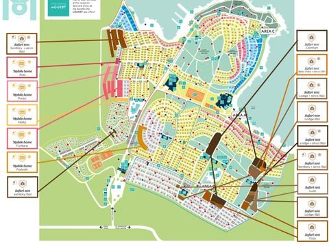 TENTE TOILE ET BOIS 4 personnes - Bijela Uvala - Tente safari + sanitaires