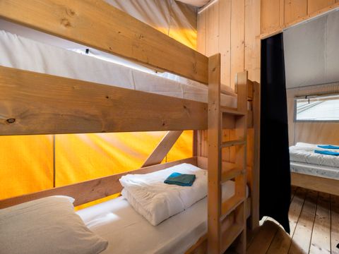 TENTE TOILE ET BOIS 4 personnes - Bijela Uvala - Tente Safari + sanitaires + air conditionné (6P)